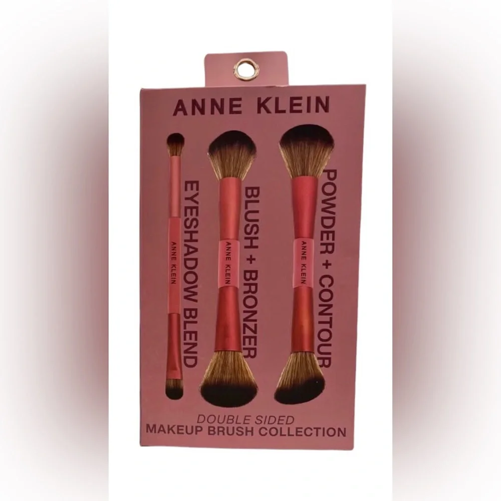BNIB Anne Klein Double Ended Makeup Brush Set - Picture 2 of 3